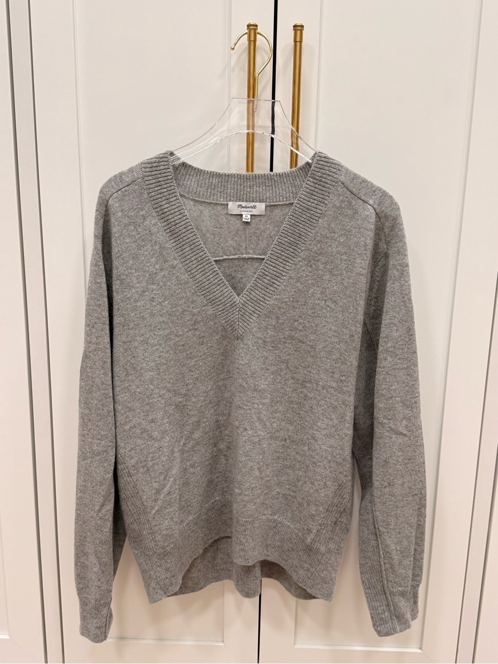 Madewell Cashmere V-Neck Sweater